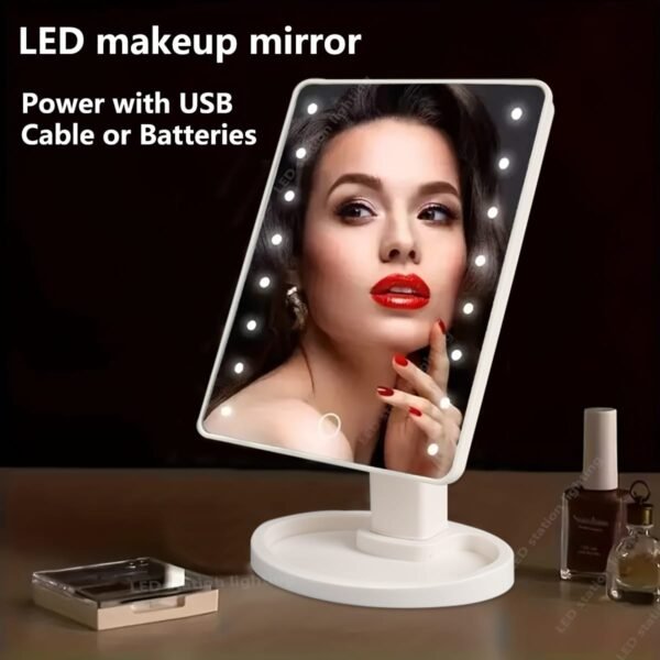 MIRROR WITH LED LIGHT